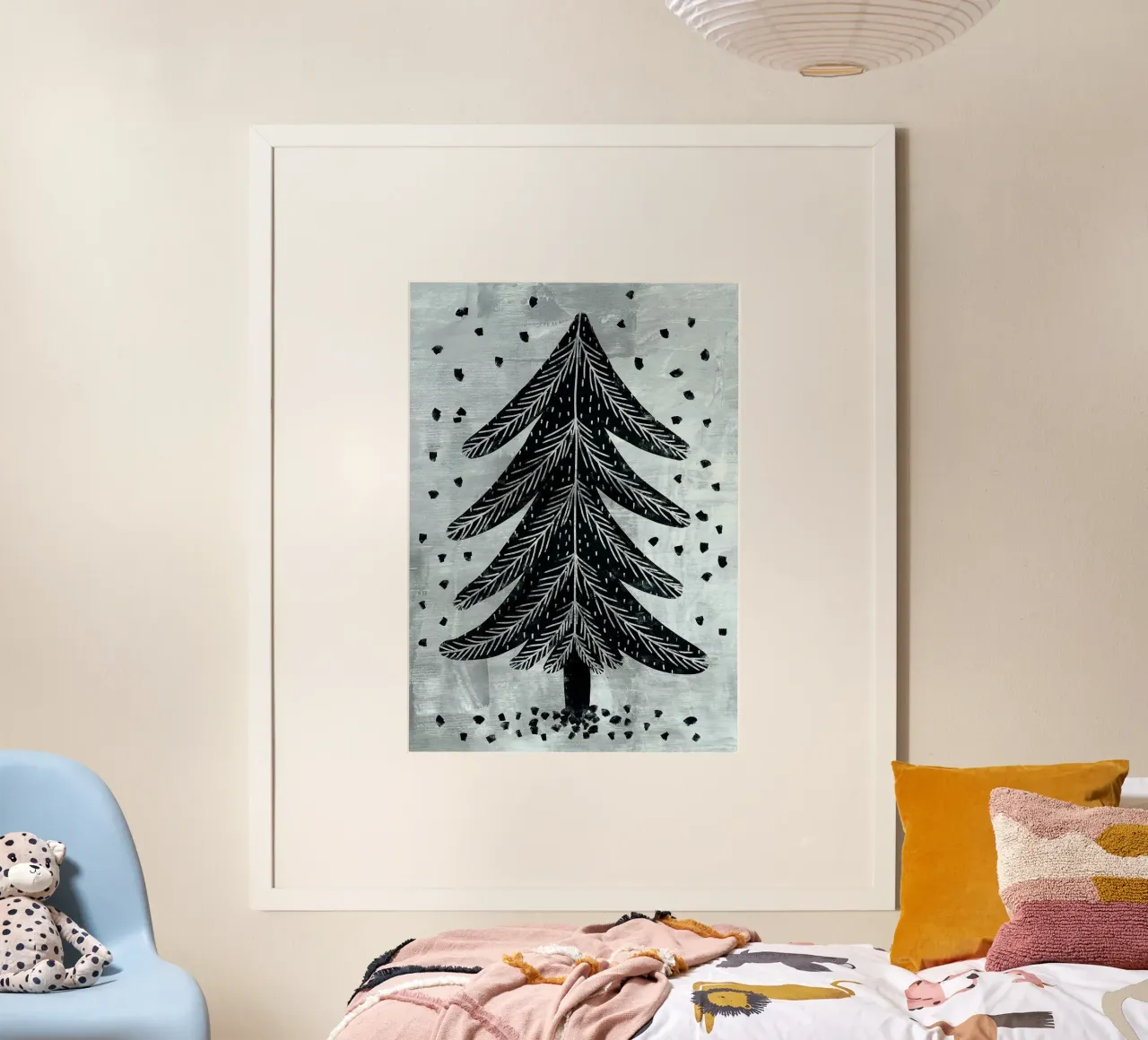 Pine Tree carta hahnemühle da Charlotte Gagnon