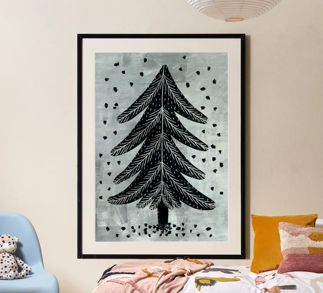 Pine Tree carta hahnemühle da Charlotte Gagnon