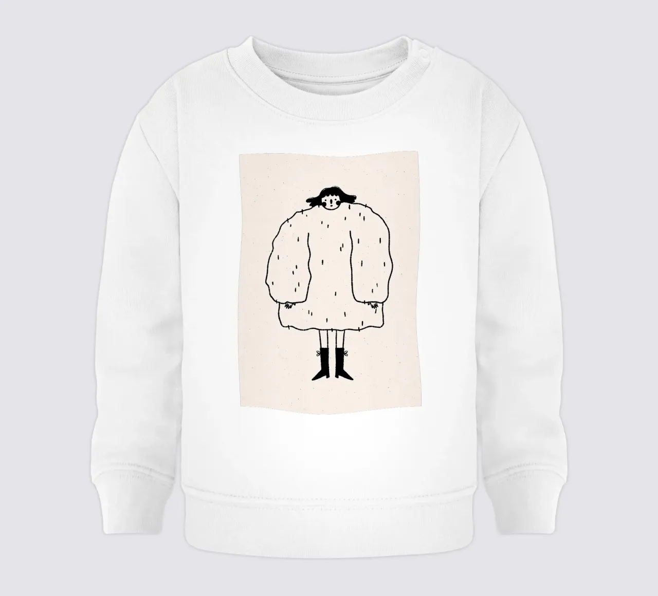 Tempo di maglione felpa neonato da Charlotte Gagnon