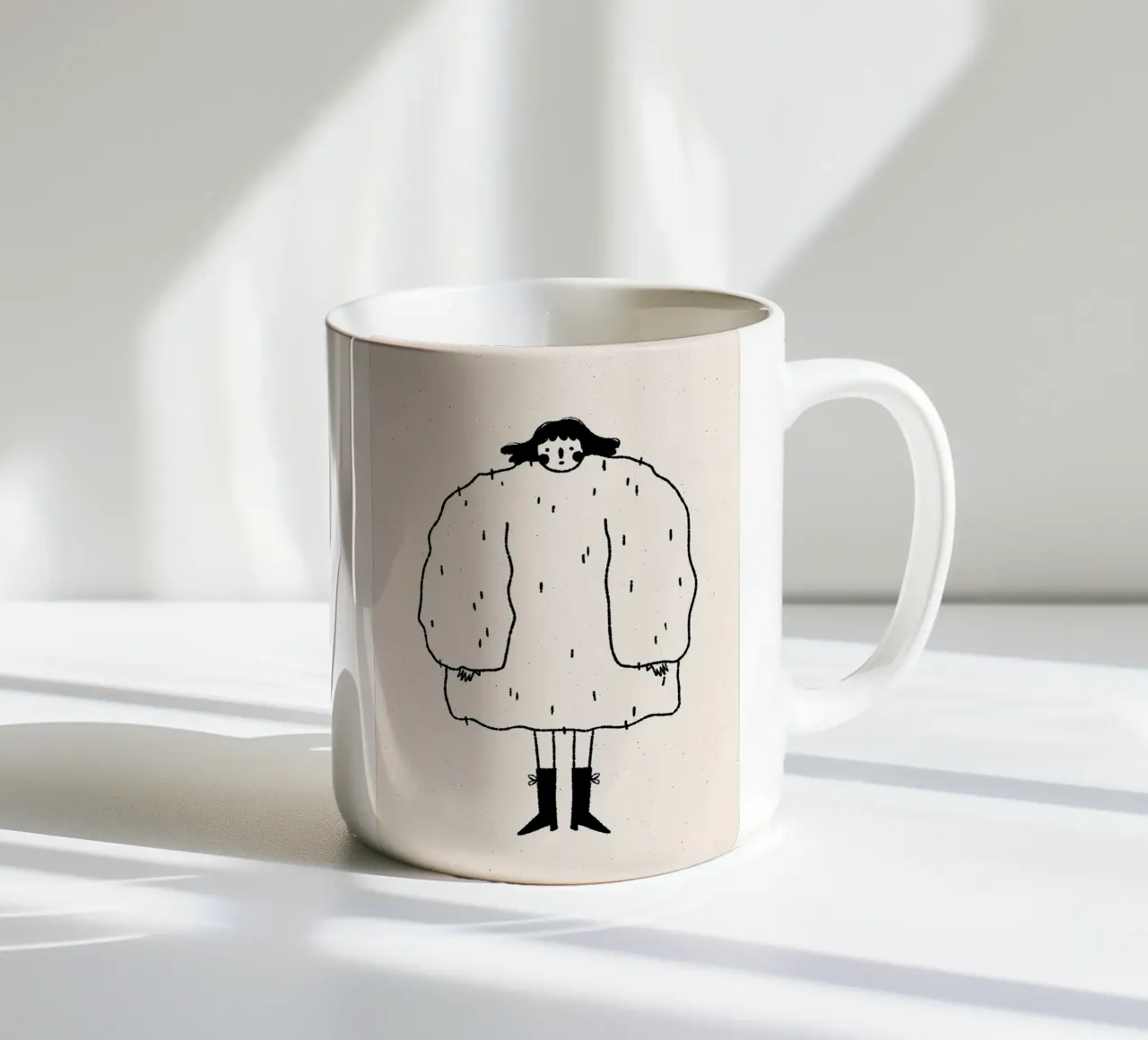 Tempo di maglione tazza in ceramica da Charlotte Gagnon