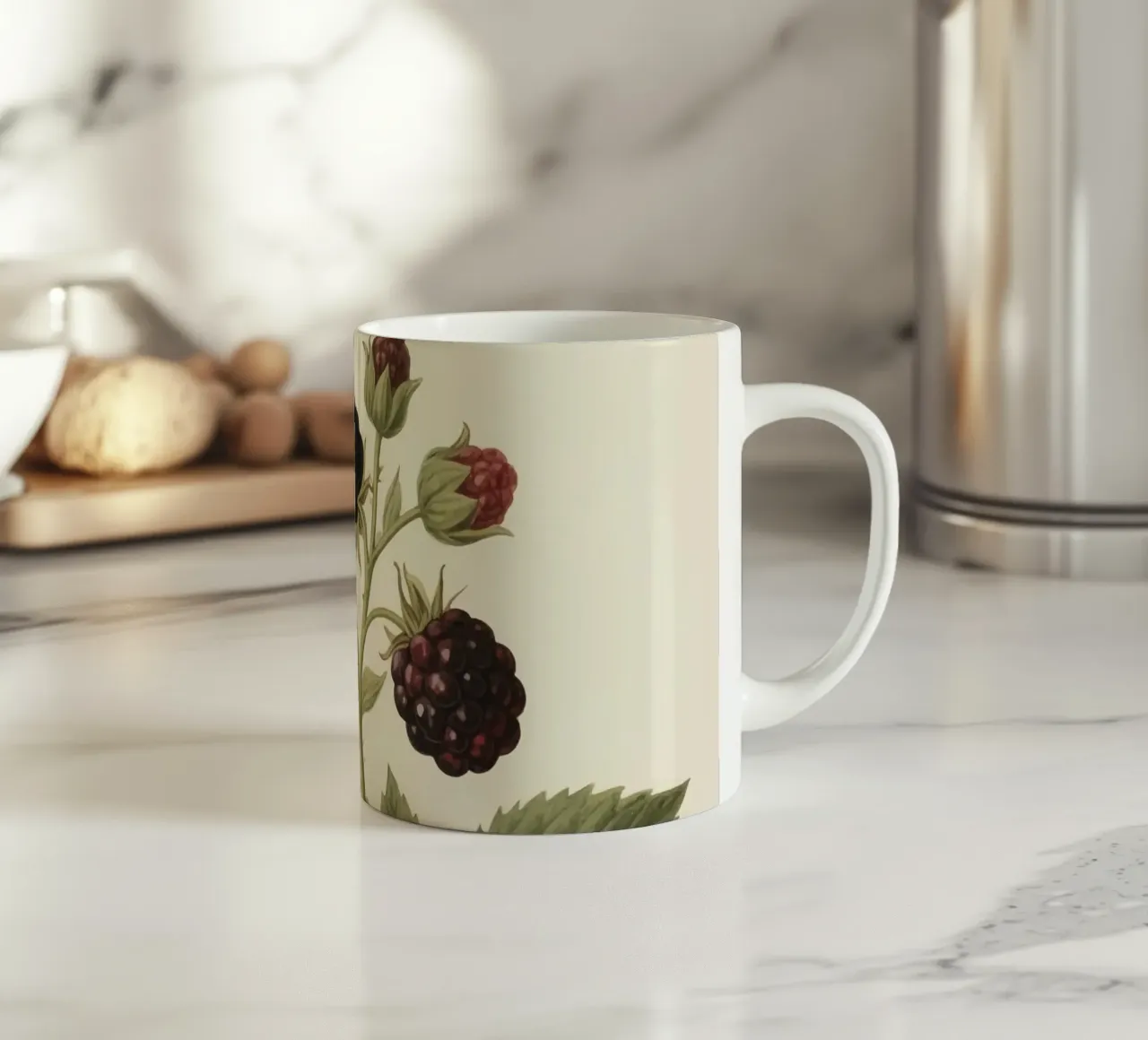 Pianta di more tazza in ceramica da knowledge