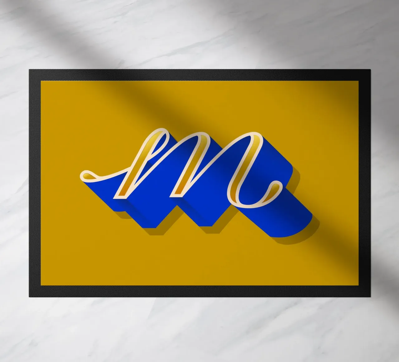 M letter script zerbino da Glettering