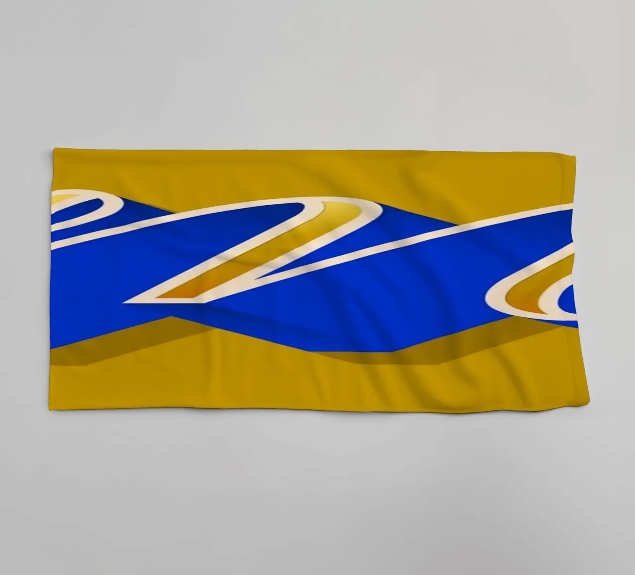 M letter script towel by Glettering