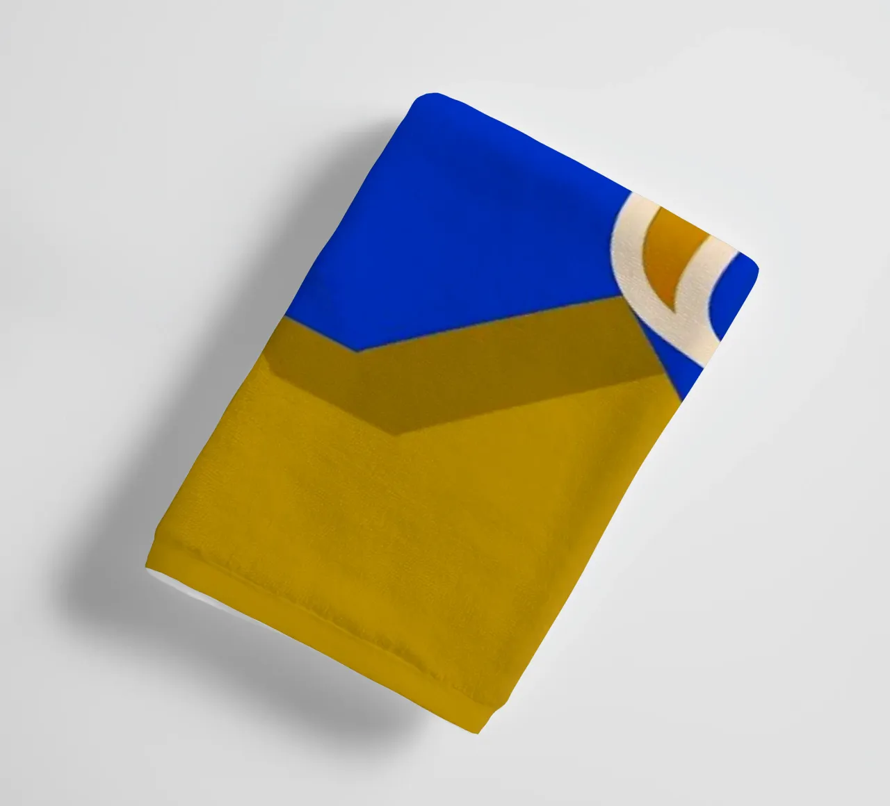 M letter script towel by Glettering