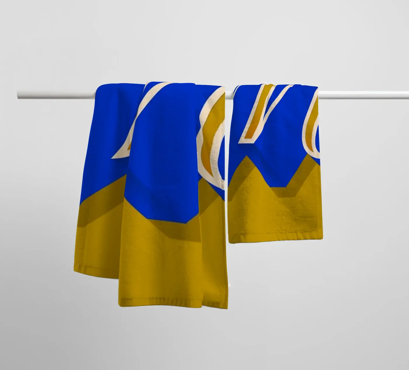 M letter script towel by Glettering
