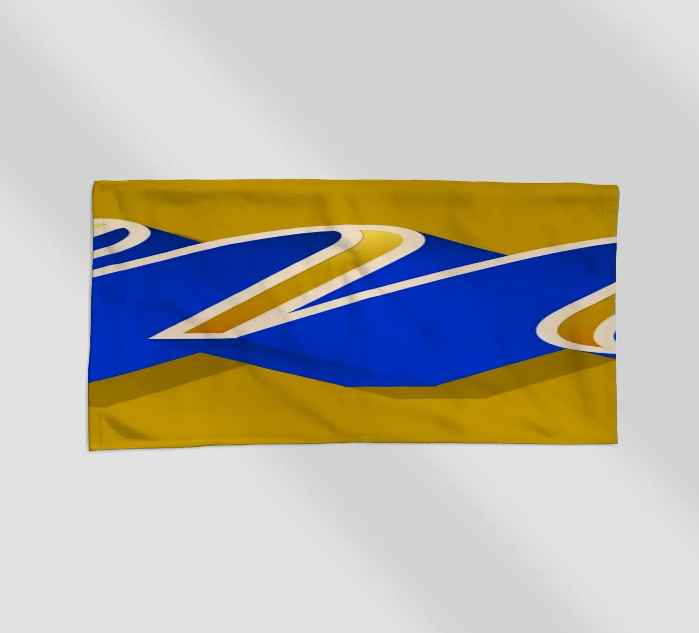 M letter script serviette de plage de Glettering