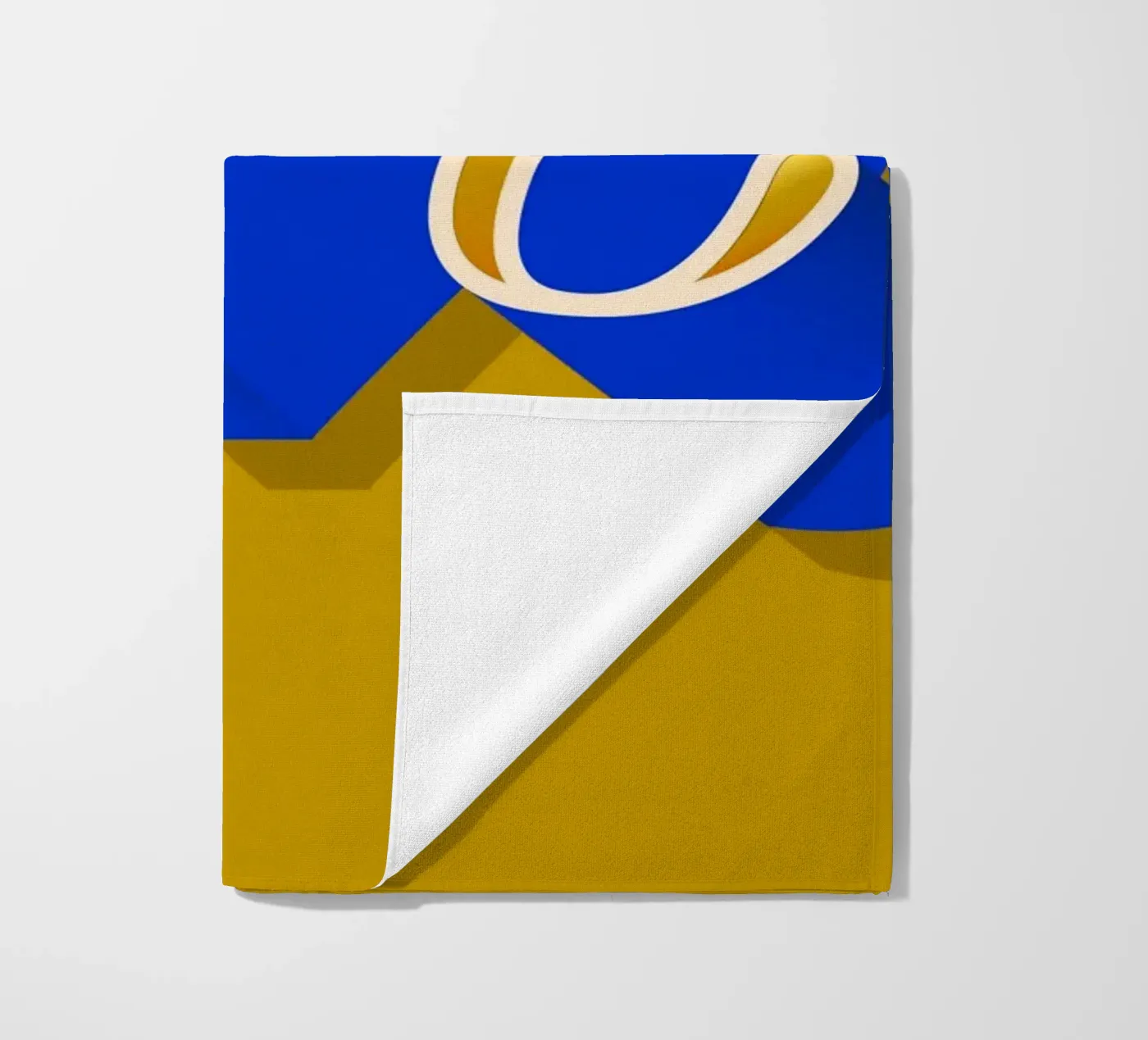 M letter script serviette de plage de Glettering