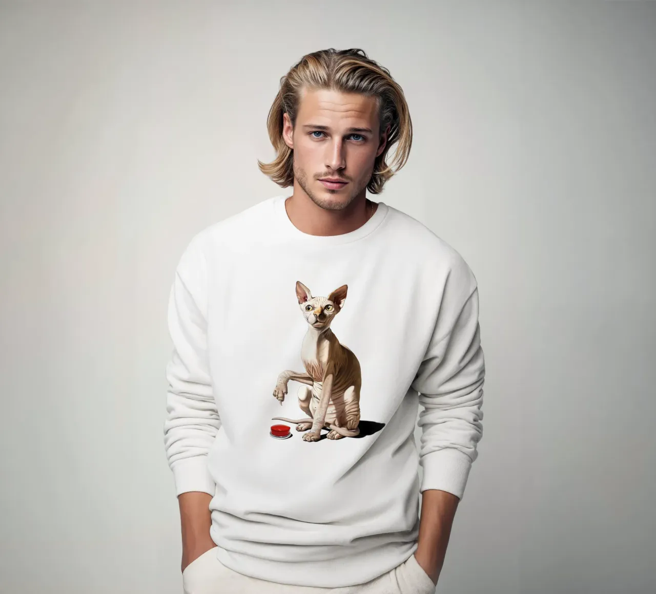 Cat-astrophe (Coloured) felpa da Rob Art | Illustration