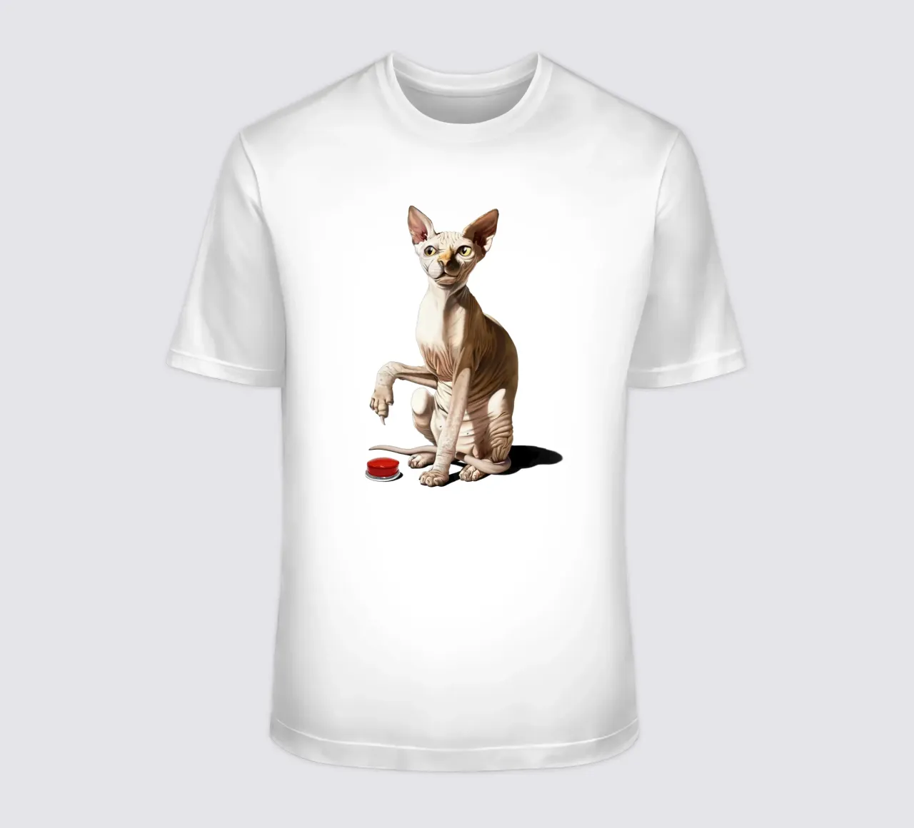 Cat-astrophe (Coloured) t-shirt da Rob Art | Illustration