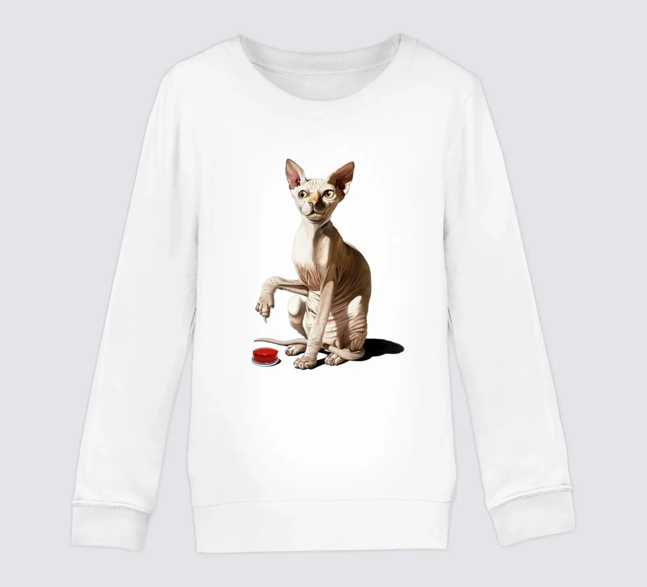 Cat-astrophe (Coloured) felpa bambino da Rob Art | Illustration