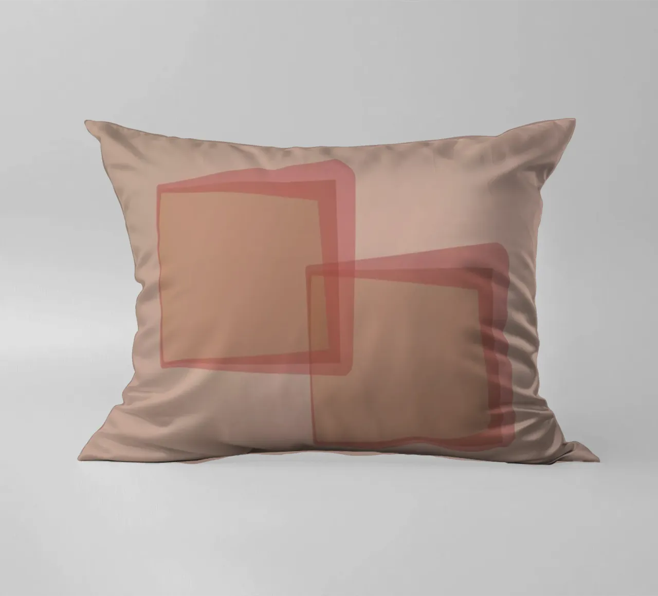 Abstract pattern with rectangles. In pink, rose and purple. decorative cushion by Something for you