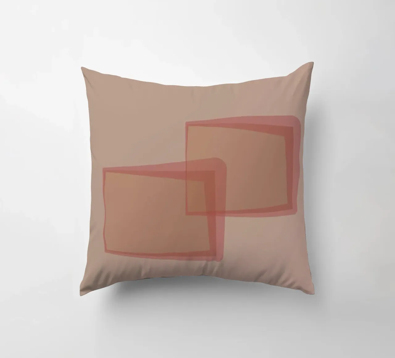 Abstract pattern with rectangles. In pink, rose and purple. decorative cushion by Something for you