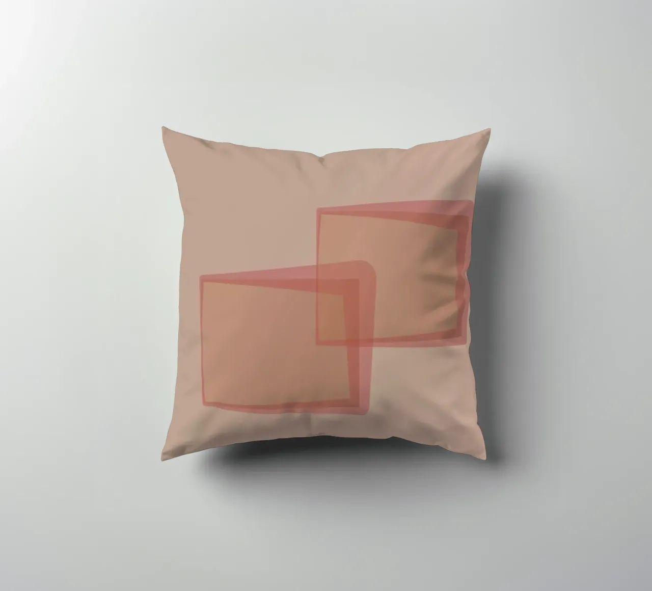 Abstract pattern with rectangles. In pink, rose and purple. decorative cushion by Something for you