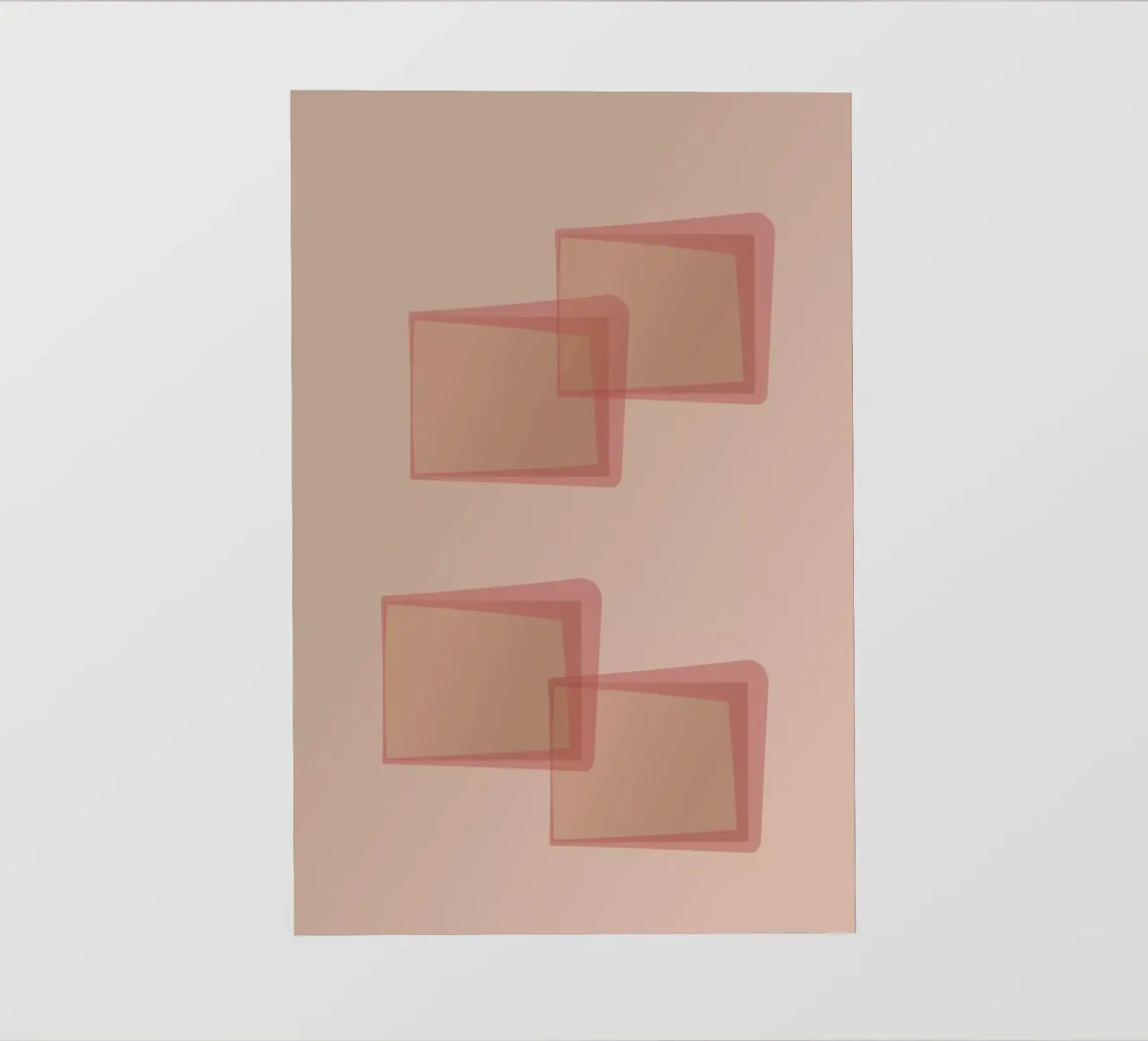 Abstraktes Muster mit Rechtecken. In pink, rosa und lila. Backlit Folie von Something for you