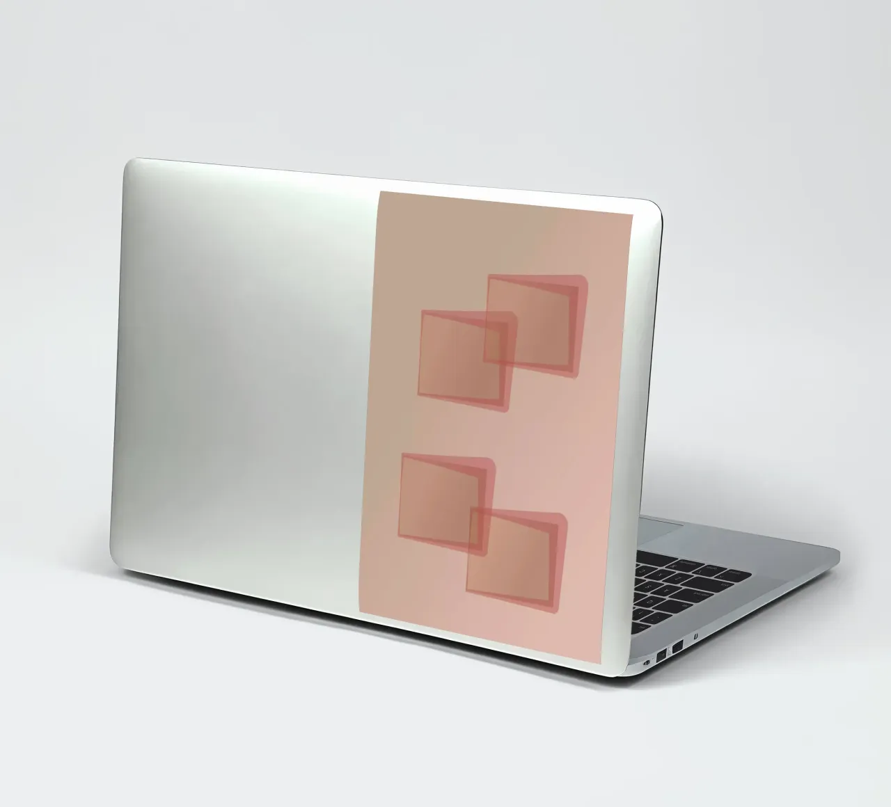 Abstract pattern with rectangles. In pink, rose and purple. sticker by Something for you