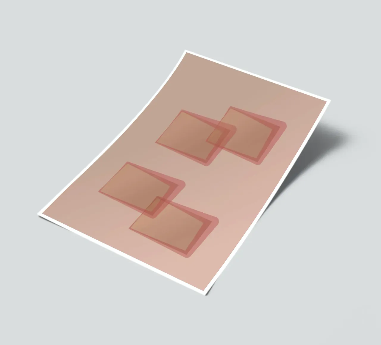 Abstract pattern with rectangles. In pink, rose and purple. sticker sheet by Something for you