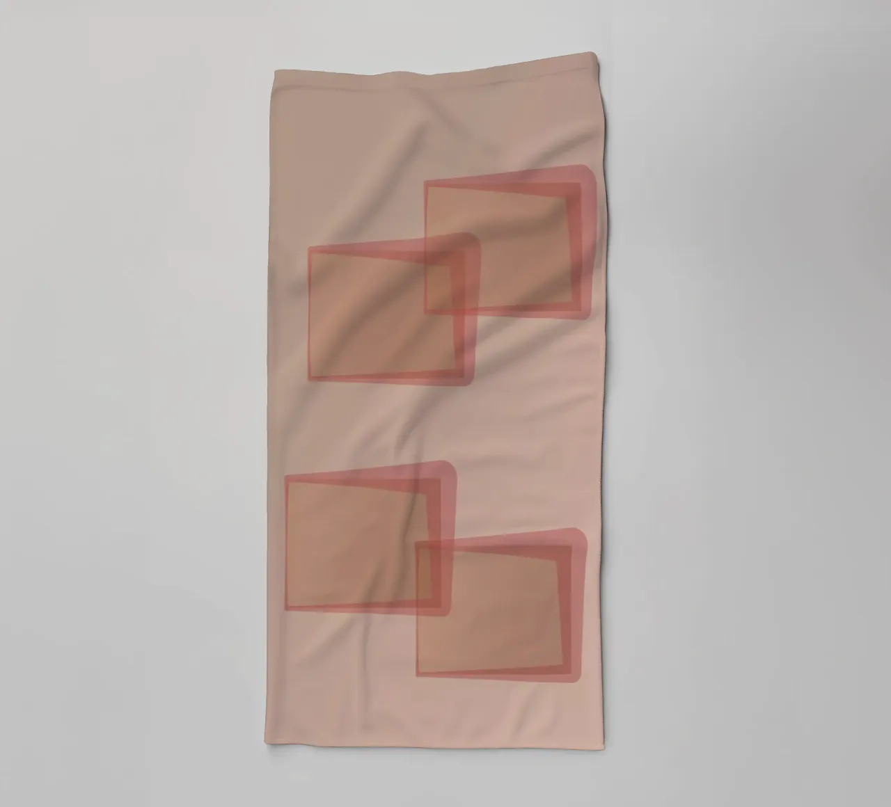 Abstract pattern with rectangles. In pink, rose and purple. towel by Something for you