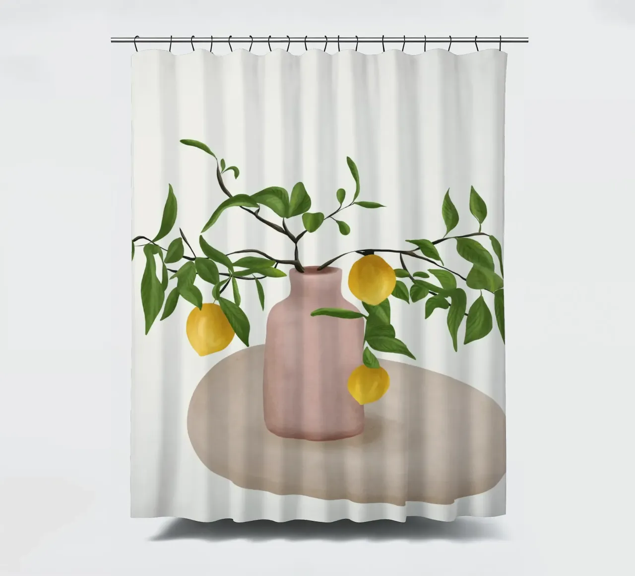 Lemon Branches tenda da doccia da cityart