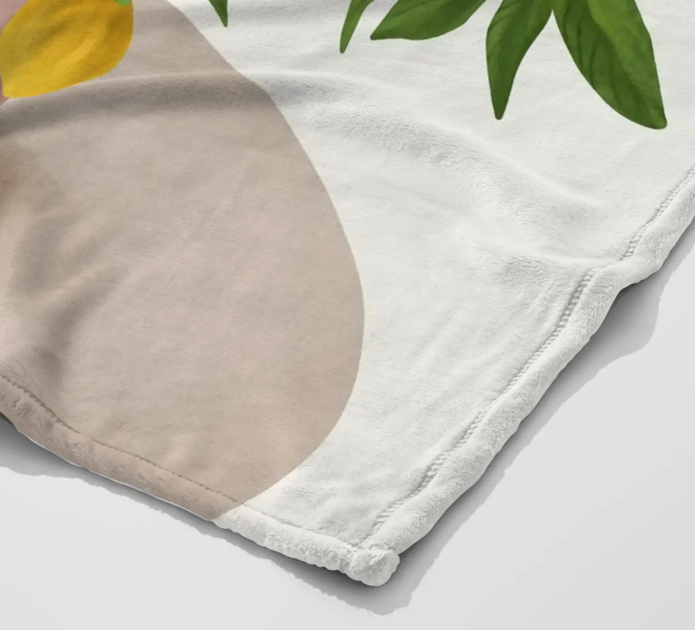 Lemon Branches Fleecedecke von cityart