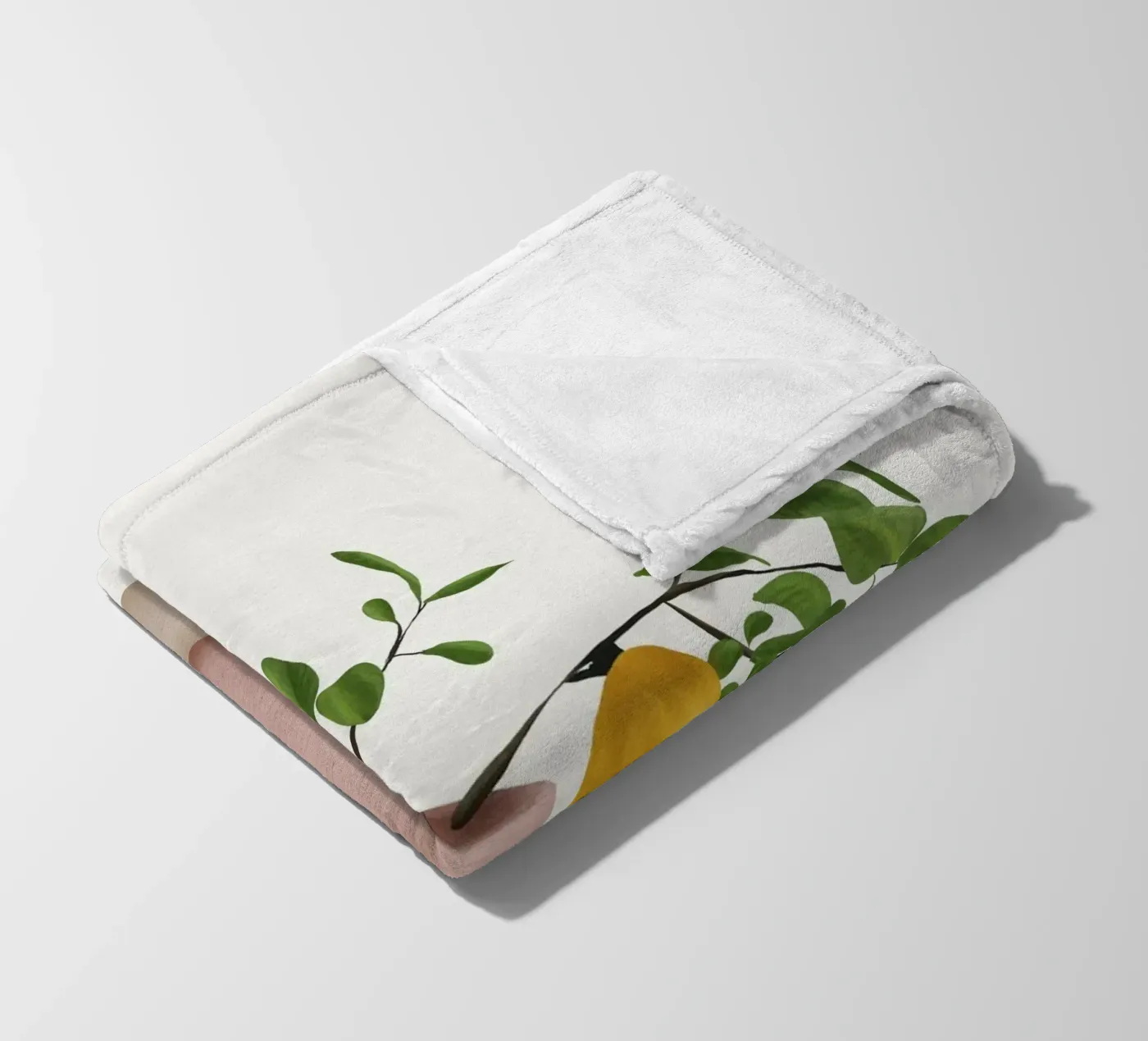 Lemon Branches Fleecedecke von cityart