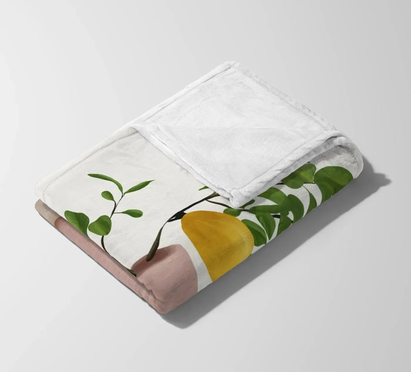 Lemon Branches Fleecedecke von cityart