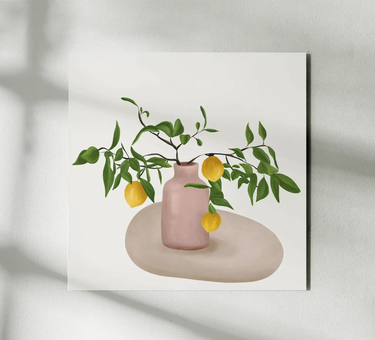 Lemon Branches alluminio dibond da cityart