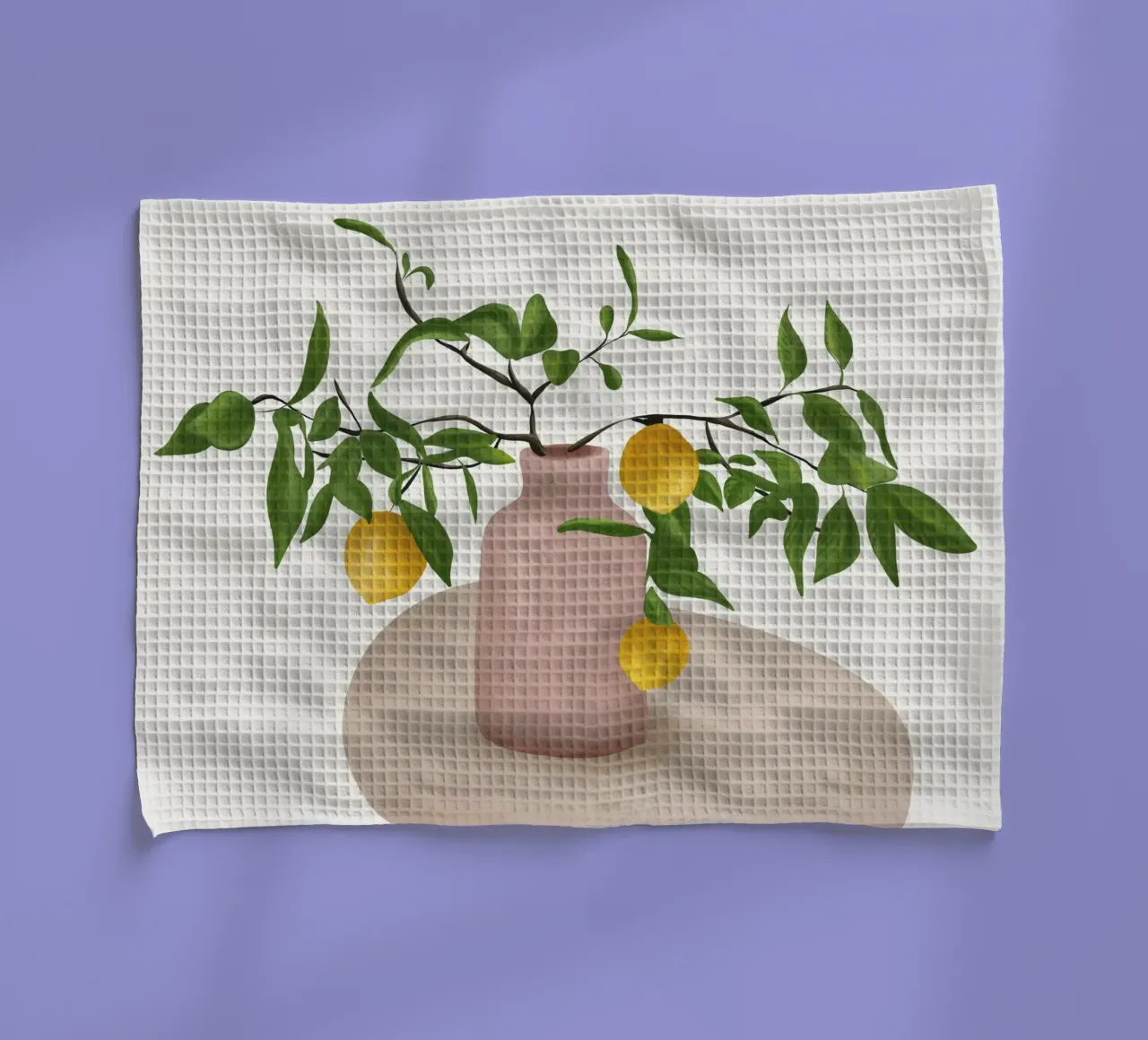 Lemon Branches canovaccio da cucina da cityart