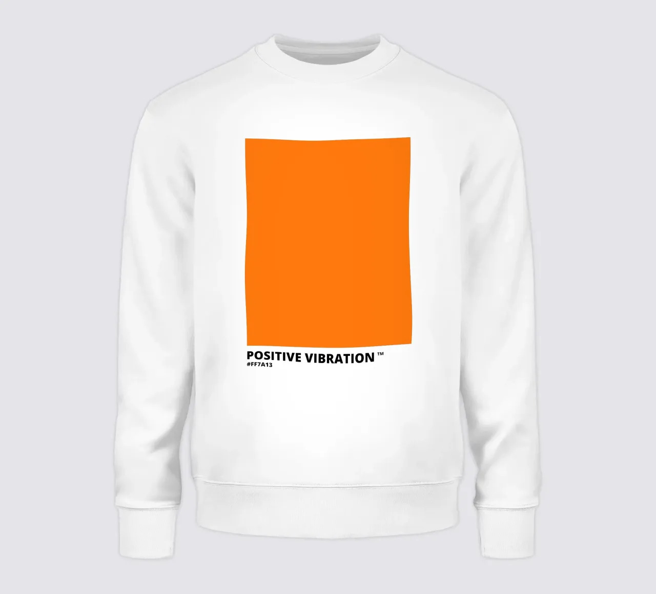 Vibrazione positiva Colore arancione felpa da Magnific