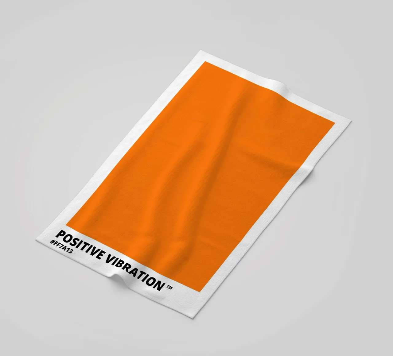 Vibrazione positiva Colore arancione telo mare da Magnific