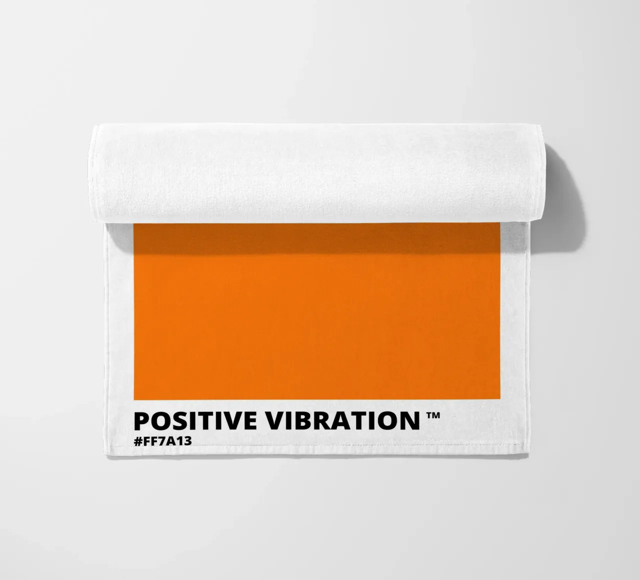Vibrazione positiva Colore arancione telo mare da Magnific