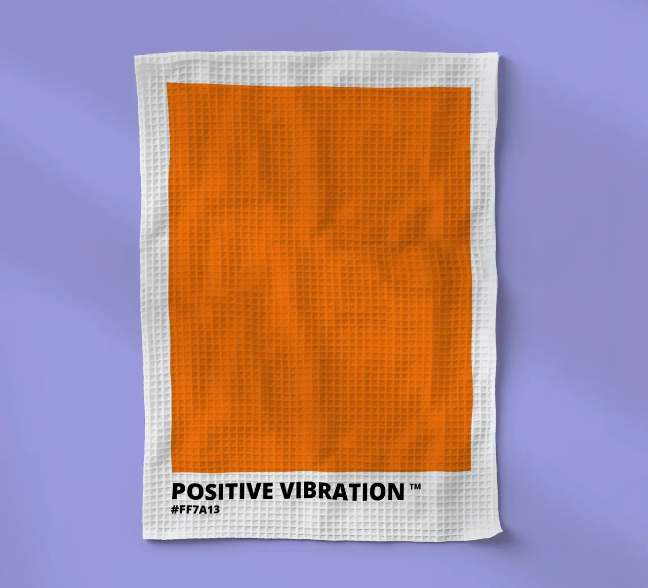 Vibrazione positiva Colore arancione canovaccio da cucina da Magnific