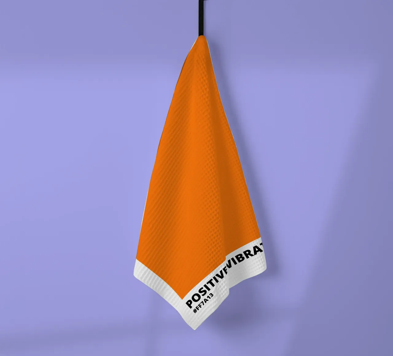 Vibrazione positiva Colore arancione canovaccio da cucina da Magnific