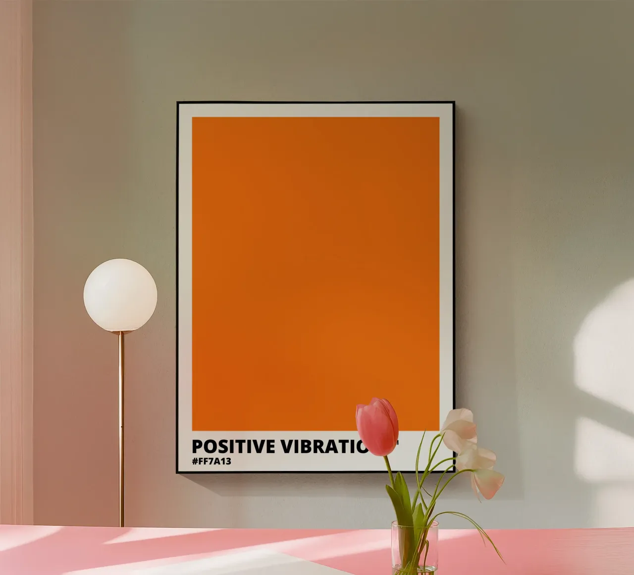 Vibrazione positiva Colore arancione plexiglass da Magnific