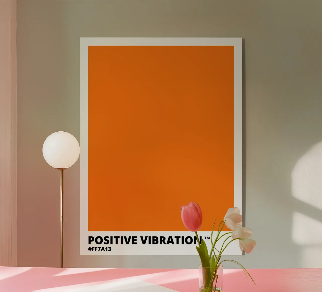 Vibrazione positiva Colore arancione plexiglass da Magnific