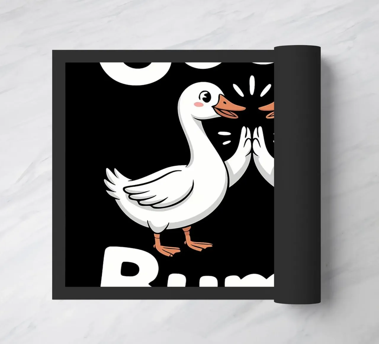 Oca in calore Oche Pun Bird zerbino da Liam Johnson