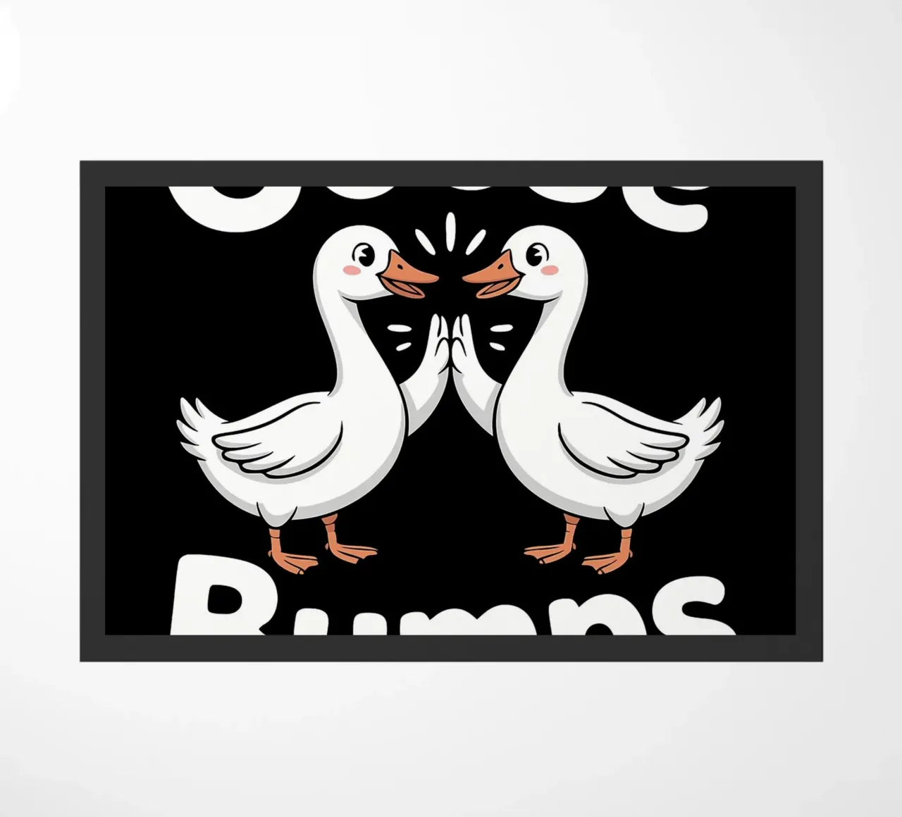 Oca in calore Oche Pun Bird zerbino da Liam Johnson