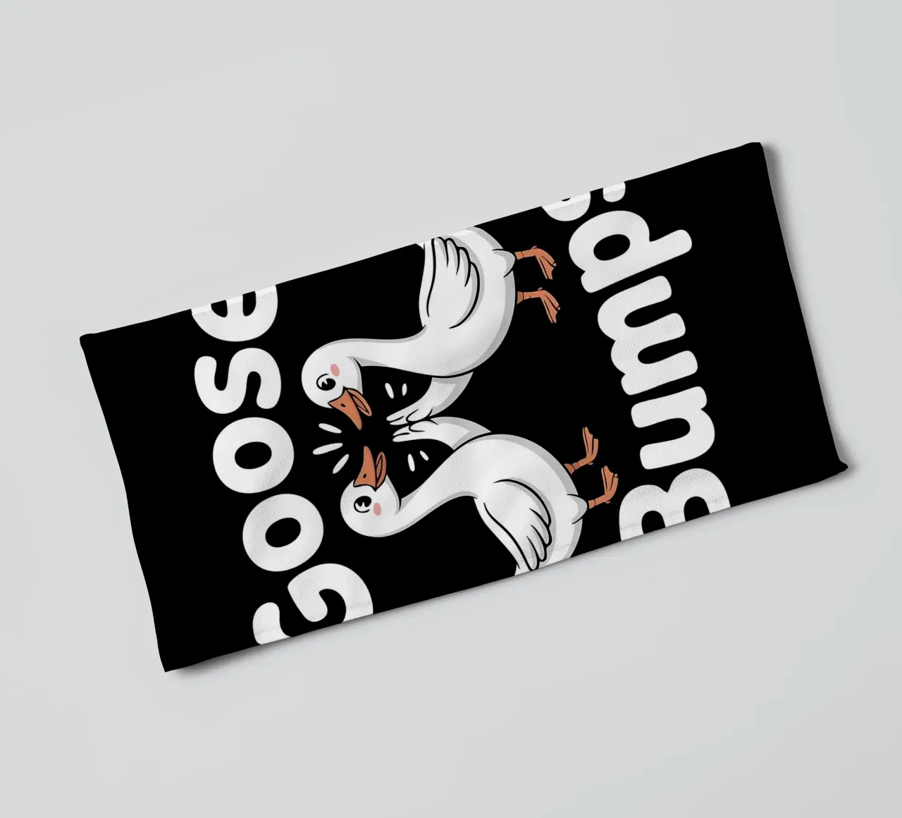 Oca in calore Oche Pun Bird asciugamano da bagno da Liam Johnson