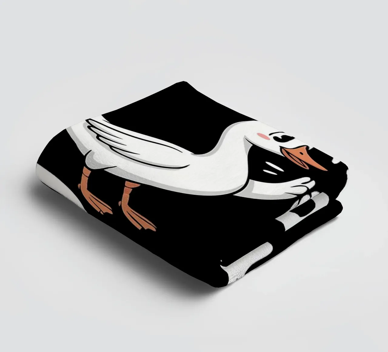 Oca in calore Oche Pun Bird asciugamano da bagno da Liam Johnson