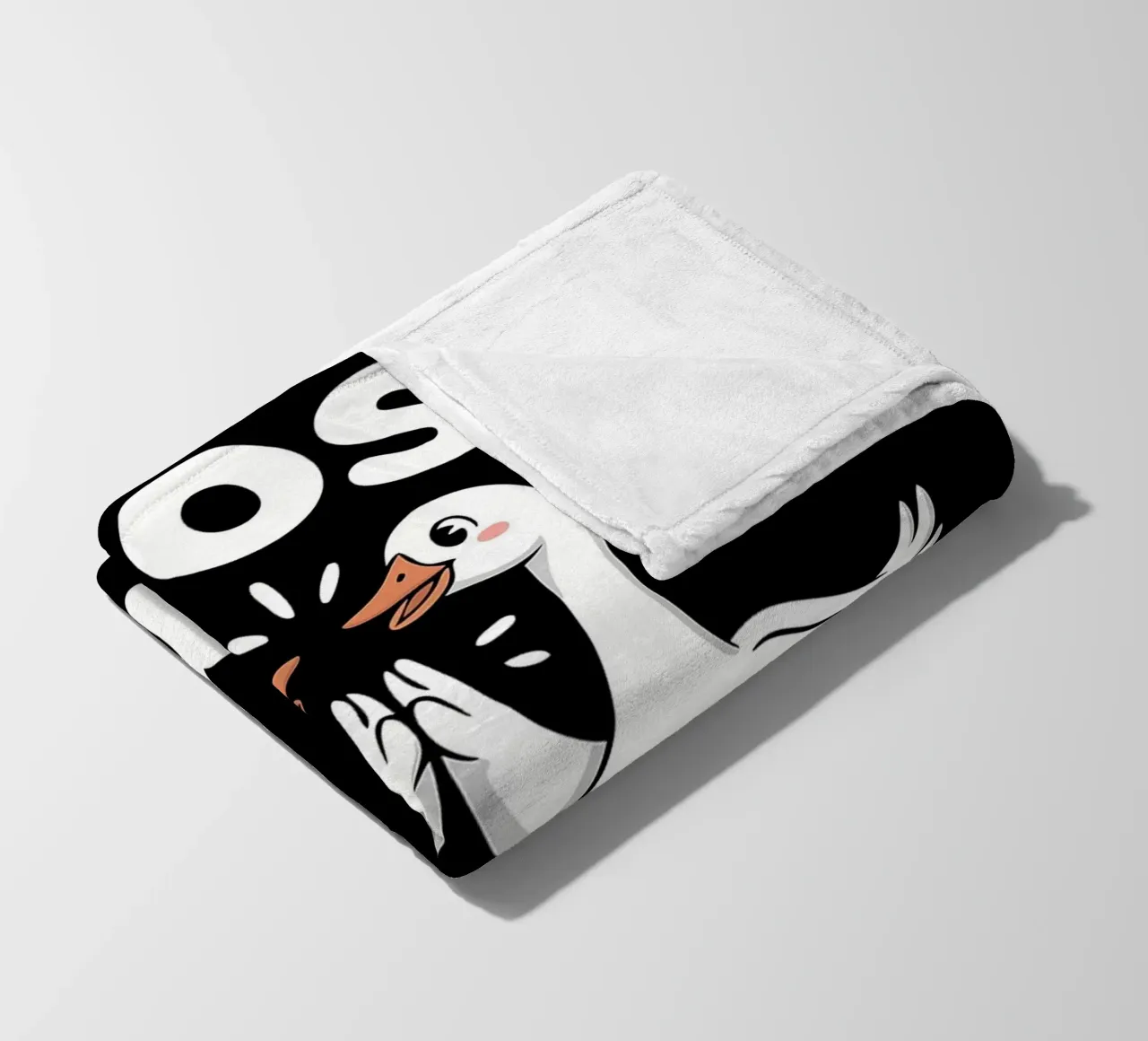 Oca in calore Oche Pun Bird coperta in pile da Liam Johnson