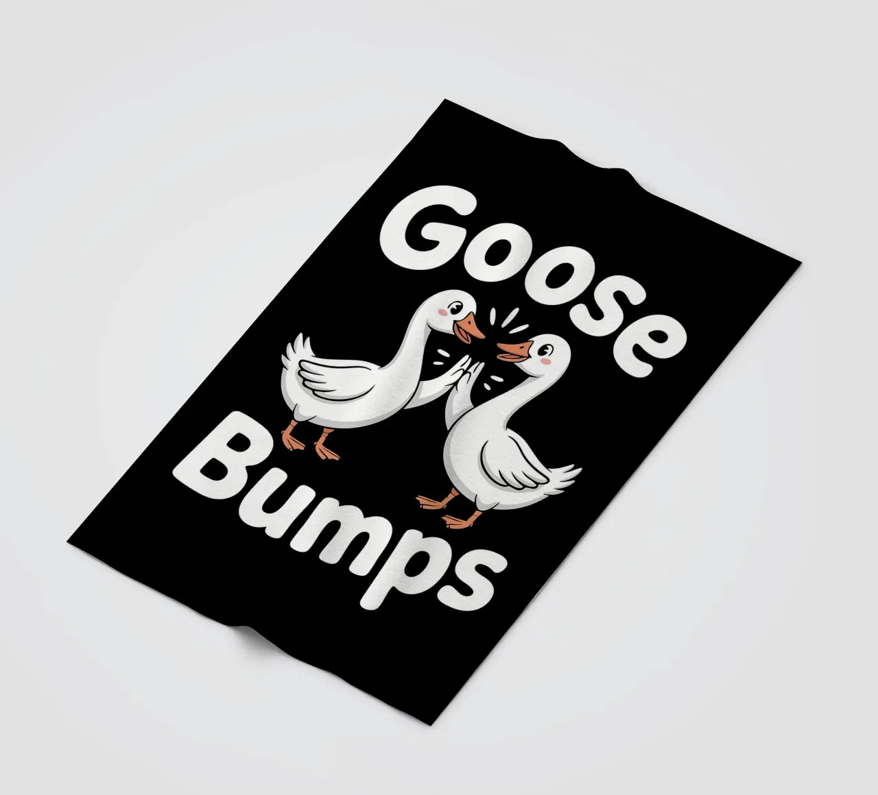 Oca in calore Oche Pun Bird coperta in pile da Liam Johnson