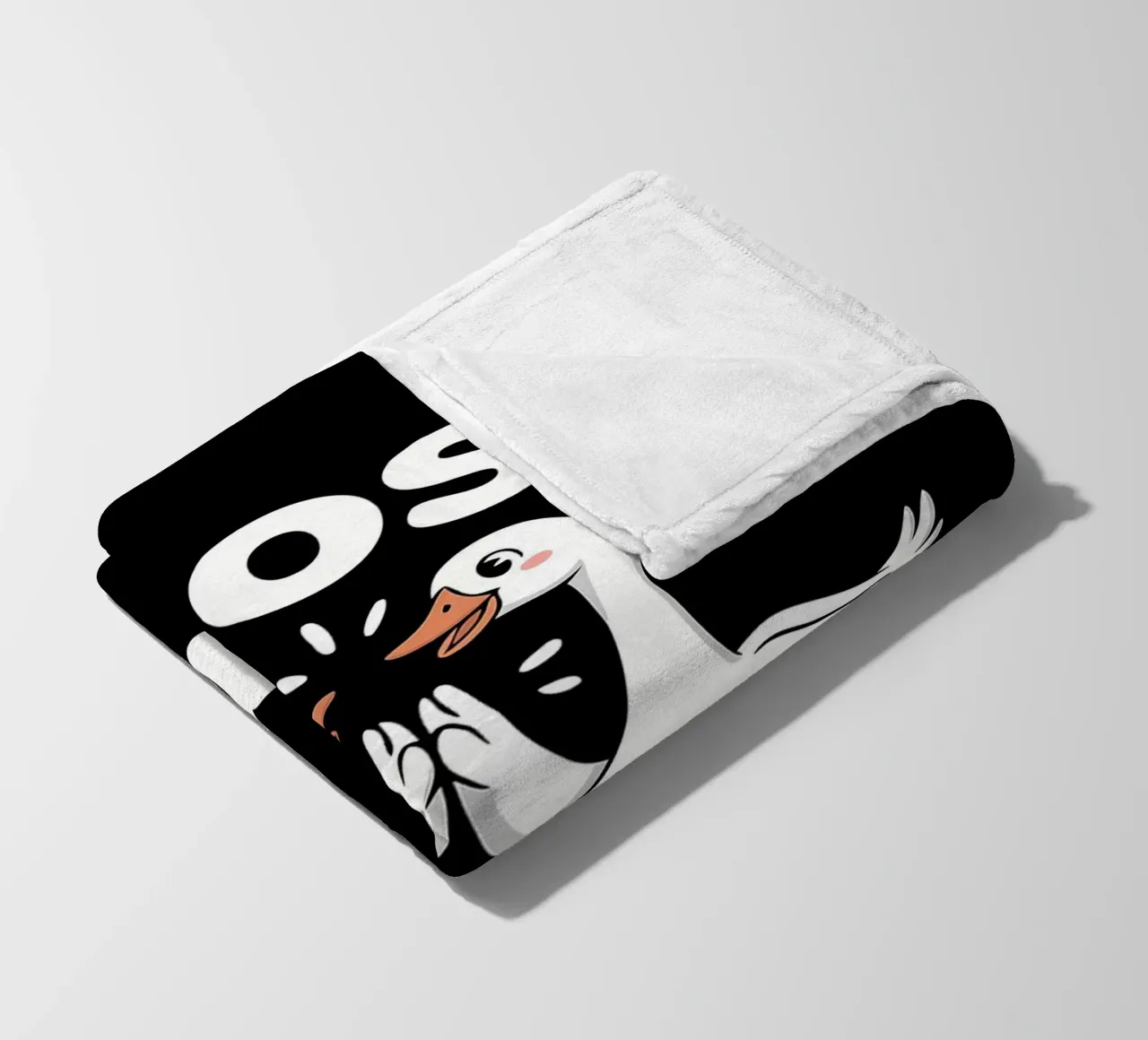 Oca in calore Oche Pun Bird coperta in pile da Liam Johnson