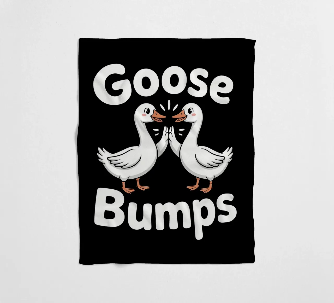 Oca in calore Oche Pun Bird coperta in pile da Liam Johnson