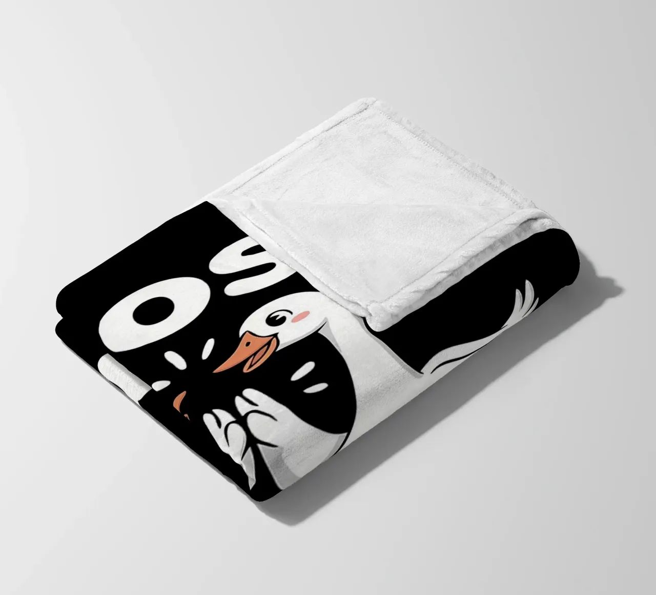 Oca in calore Oche Pun Bird coperta in pile da Liam Johnson