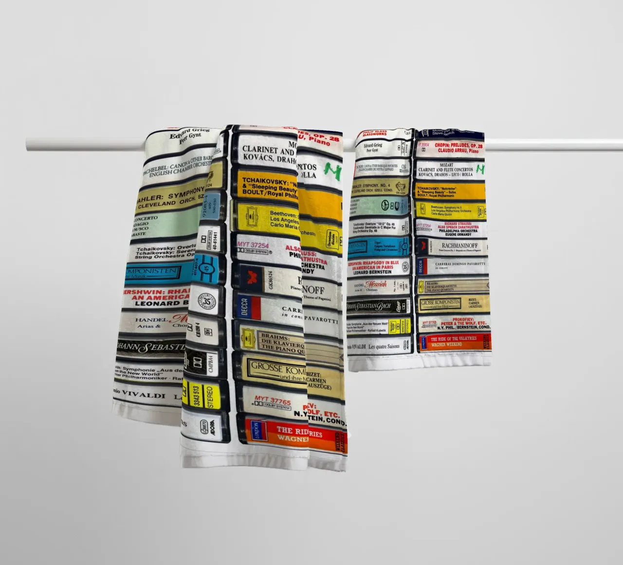 Classical Music Print towel by MrMustardPrints