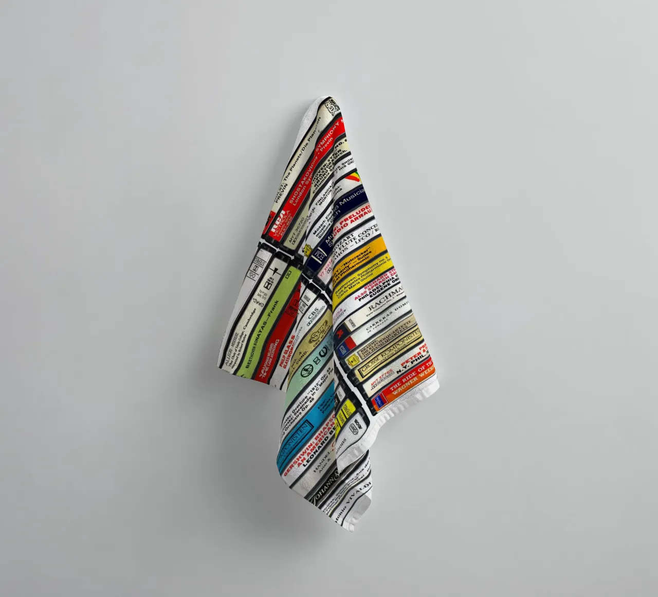 Classical Music Print towel by MrMustardPrints