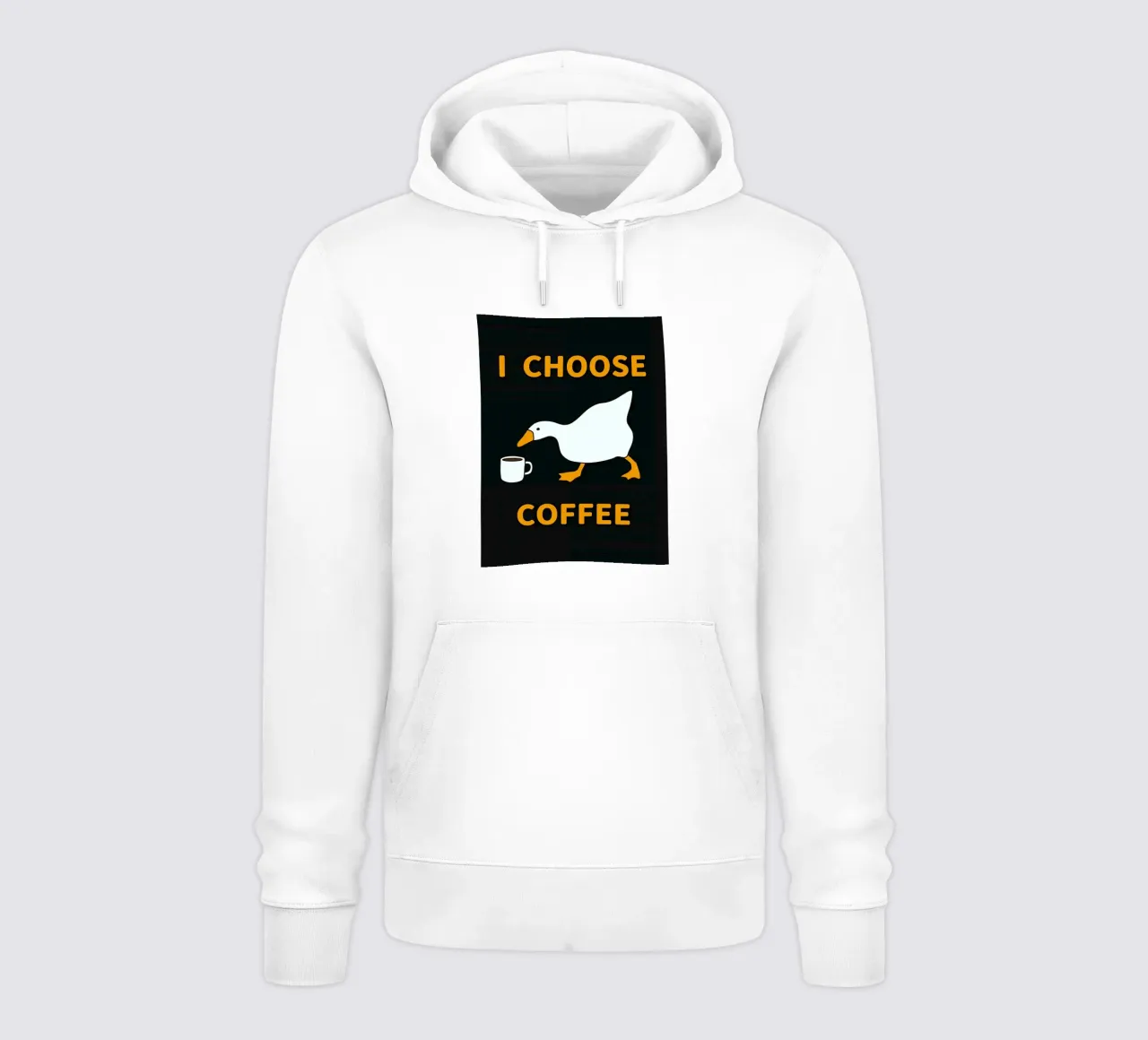 Scelgo il caffè d'oca felpa con cappuccio da Liam Johnson