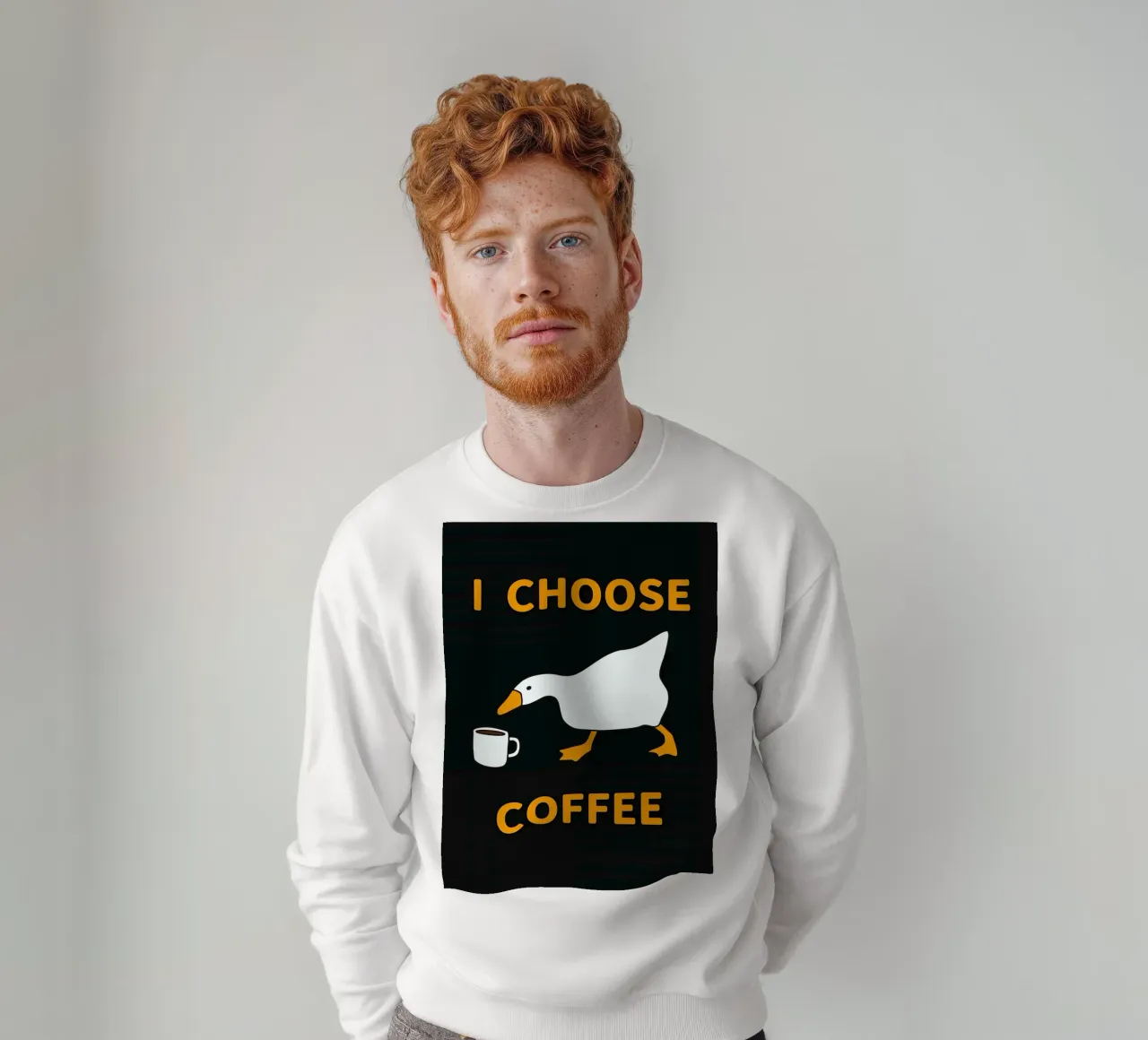 Scelgo il caffè d'oca felpa da Liam Johnson
