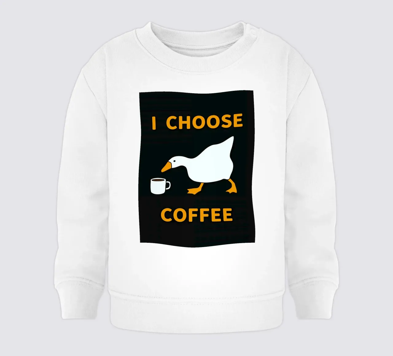 Scelgo il caffè d'oca felpa neonato da Liam Johnson