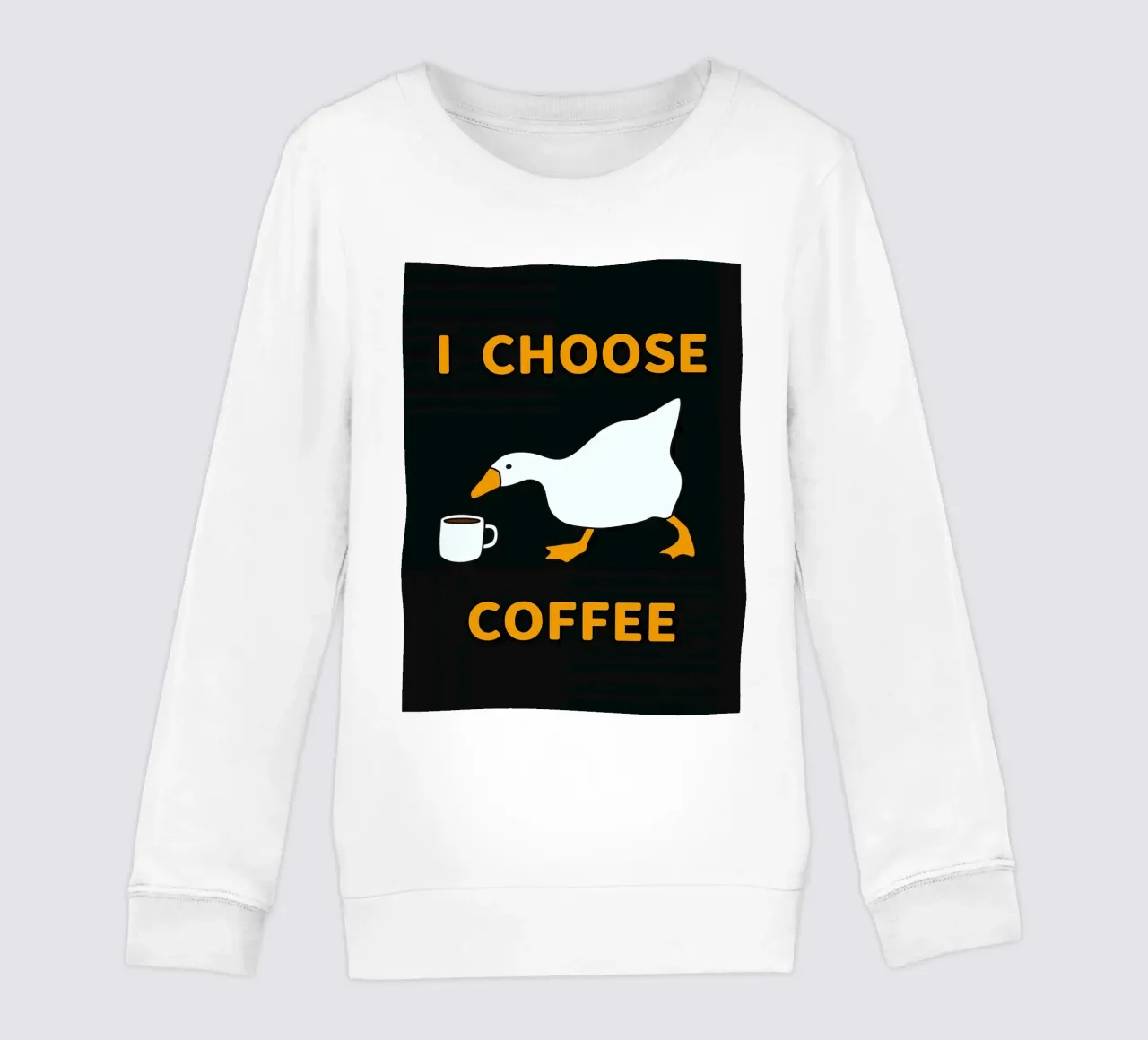 Scelgo il caffè d'oca felpa bambino da Liam Johnson
