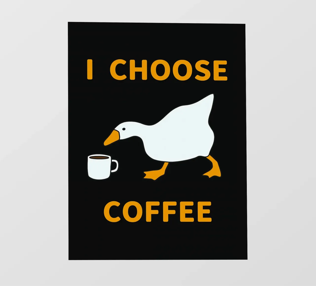 Scelgo il caffè d'oca telo in pvc da Liam Johnson